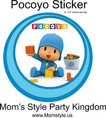 Pocoyo 2.5  Round Stickers • $5.39