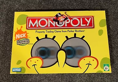 Hasbro Nickelodeon Spongebob Squarepants Monopoly Collectors Edition 2005 • $35