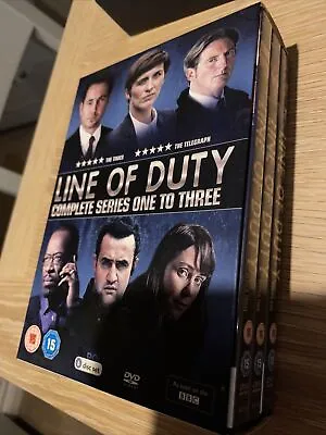 Line Of Duty - Series 1-3 - Complete (DVD 2016) • £1.99