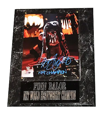 $39.99 • Buy Wwe Finn Balor The Demon King Hand Signed Autographed Photo Plaque With Coa 2