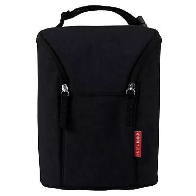 Grab & Go Double Bottle Bag - Black • £15.99