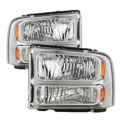 Ford 99-04 F250 F350 SuperDuty/Excursion Convertion Harley Style Headlights • $286.24