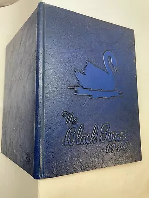 Original 1944 William Byrd High School Yearbook THE BLACK SWAN - Vinton Virginia • $40