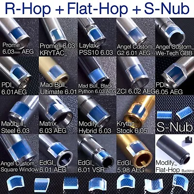 R-Hop + Modify Baton Flat-Hop Bucking Hard Type + S-Nub Airsoft RHop Hopup Nub • $16.98