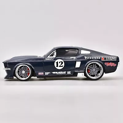 Maisto R/C 1:24 Scale 27 MHz 1967 Ford Mustang GT Metallic Blue Gone In Sixty • $7.95