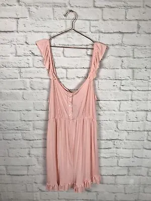 NEW Boohoo Womens Pink Maternity Romper Pajama Size 10  • $11.04