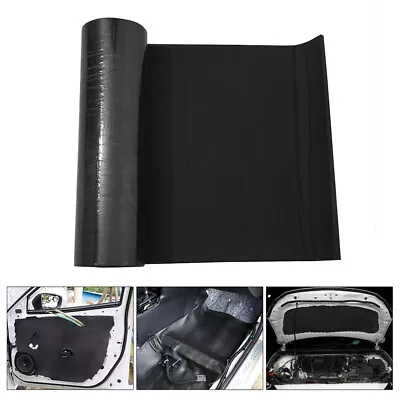 1M/2M Closed Cell Foam Sound Deadening Mats Pad Self Adhesive Thermal Panel Roll • £7.94