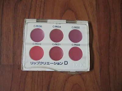 Lot 2 DHC JAPAN LIPSTICK GLOSS SAMPLE PALETTE PINK MAUVE RED RARE DISCONTINUED • $4.99