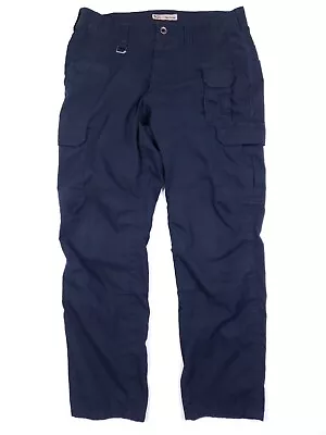 5.11 Tactical Pants Mens 34x30 Blue Taclite Pro Cargo Ripstop Utility D-Ring • $24.87