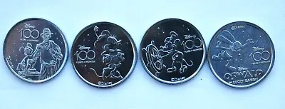 Disneyland Resort 100 Years Of Wonder Medallion Coin Walt Mickey Minnie Oswald • $49.99