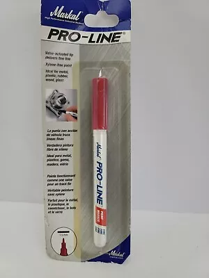 Markal Pro-Line Fine Tip Liquid Paint Marker With 1/16  Bullet Tip Red • $9.99