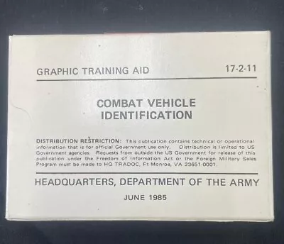 Vintage Military ID Cards- Combat Vehicle Identification Cards- June 1985 • $14.99