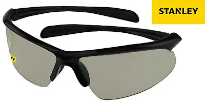 £6.99 • Buy Stanley 10 Base Curve Lens Half Frame Safety Glasses Indoor Outdoor