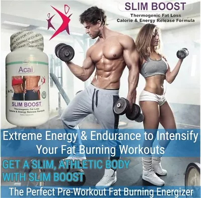 Fat Burner Energy Boost Diet Pills Training Aid Lean Muscle Stomach Fat Toning • £19.95