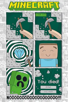 Minecraft - One Last Diamond - Video Game Poster Poster Print - Size 61x91.5cm • £13.89