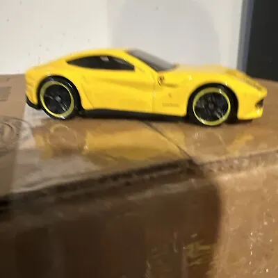 HOT WHEELS 2014 Ferrari F12BERLINETTA Yellow 31/250 HW City Loose MINT • $8.99