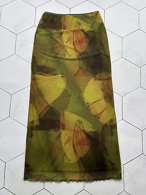 Miss Sixty Vintage Printed Maxi Skirt Women's Size 2 • $135