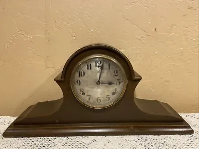 Antique Vintage Gilbert 8- Day Camel Back Mantle Clock - Parts/Repair • $101.08