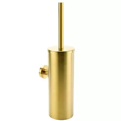 Brushed Gold Tall Basin Mixer Shower Spout Kitchen Sink Tap Round Towel Rail • $69
