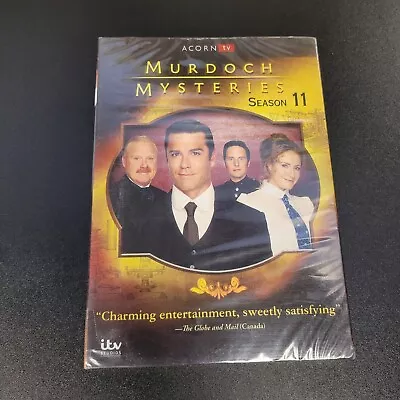 Murdoch Mysteries: Season 11 (DVD 2017 5-Disc Set) Acorn Media BBC ~New Sealed • $33.25