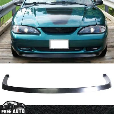 Fit For 94-98  Ford Mustang Chin PU Front Bumper Lip V6 V8 • $57.02