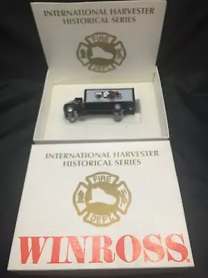 WINROSS International Harvester Historical Fire Department #6 MIB Diecast Truck  • $14.99