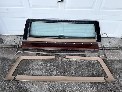 80-90 Caprice Sedan OEM Rear Window Full Vinyl Top Kit Glass Trim Box Chevy • $950