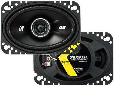 Kicker DS Series 4x6  2-way Coaxial Car Speakers *43DSC4604 • $47.60