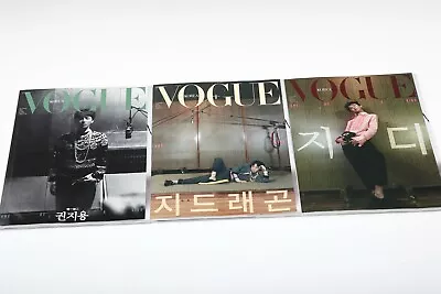 G Dragon Vogue Korea 2020 Fashion Magazines November Set Of 3 Versions • $170