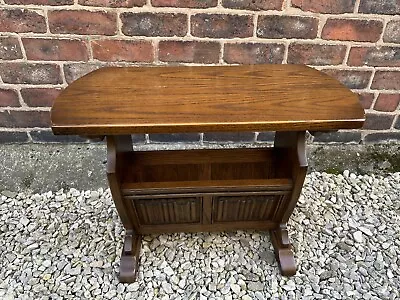 Old Charm Magazine Rack In Tudor Brown • £125