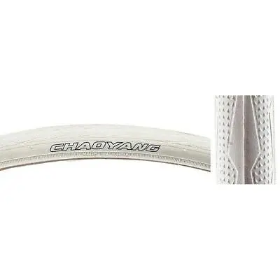 Chaoyang 700 X 25 30TPI Wire Bead Cycling Tire White • $14.99