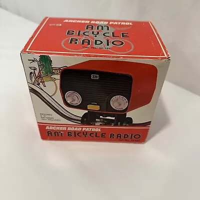 Vintage Archer Road Patrol AM Bicycle Radio & Horn Tandy Radio Shack New • $90