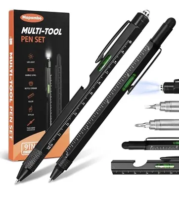 9 In 1 Multitool Pen Cool Gadgets Tactical Gear EDC LED Flashlight Screwdriver • $14.99