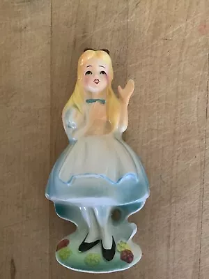 Vintage 1960 Walt Disney Alice In Wonderland Porcelain Figure • $24.99
