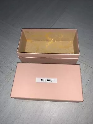 Empty Miu Miu Box. L 7.4 In W 3.9 In D 3.5 In. • $13