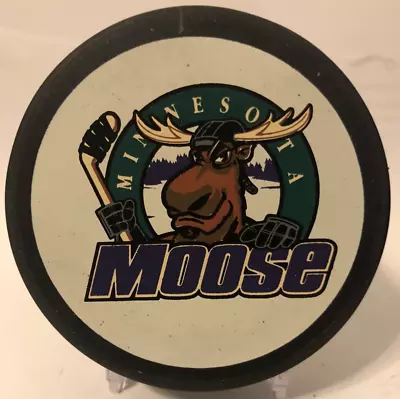 Minnesota Moose Souvenir - IHL Logo - Official Vegum Slovakia Puck • $14.99