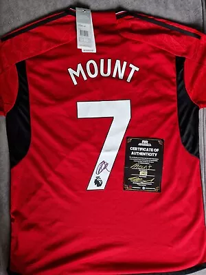 Mason Mount Signed Manchester United 2023/24 Shirt With COA • £75