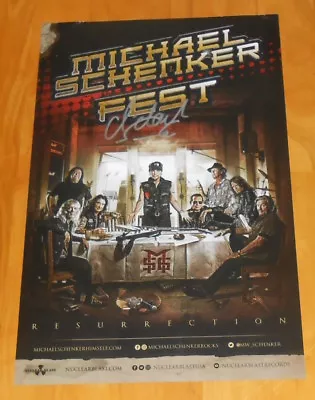 Michael Schenker Fest Resurrection Poster Promo Original 11x17 • $42.95