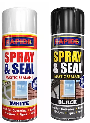 £5.99 • Buy  SPRAY AND SEAL  MASTIC SEALANT 300ml ROOF GUTTERING PIPES WINDOWS
