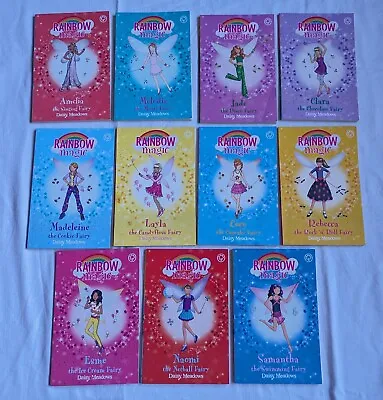 Rainbow Magic Fairies Books Set Bundle X 11 Unread Books VGC Daisy Meadows • £9.99