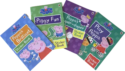Peppa Pig - Peppa's Brilliant Sticker Piggy Fun Or Super-Duper (Ladybird) Book • £3.69