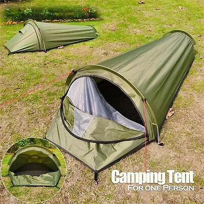 Ultralight Outdoor Camping Tent 1 Person Camping Tent Portable Sleeping Bag Tent • $92.59