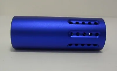 USA MADE Slip-Over Recess MINI Multi-Port Muzzle Brake 30CAL 5/8X24 TPI BLUE • $44.95