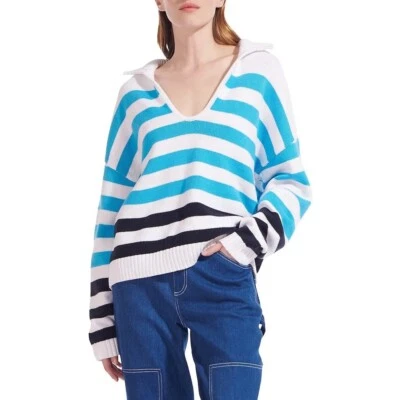 $49 • Buy Staud Oversized Open Sea Stripped Sweater NWT $295 Size Medium