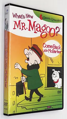 WHAT'S NEW MR. MAGOO? COME BACK LITTLE MCBARKER DVD 6 Cartoons Jim Backus UPA • $4.93