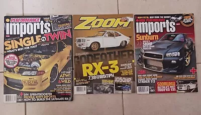 High Performance Imports No. 91 And 108  &  Zoom No. 122 Magazine  • $5