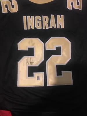 New Orleans Saints Mark Ingram Authentic Autographed Signed Black Jersey • $95.99