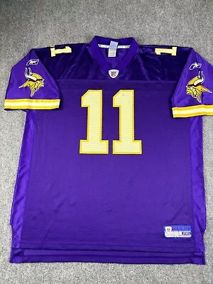 Minnesota Vikings Daunte Culpepper #11 Jersey Size 2XL Reebok NFL Football VTG • $33.99