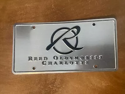 Reed Oldsmobile Charlotte North Carolina License Plate Booster Aluminum • $19.99