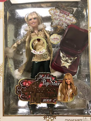 Disney Hannah Montana ToysRus Holiday Pop Star 2008 Holiday Edition Miley Cyrus • $56